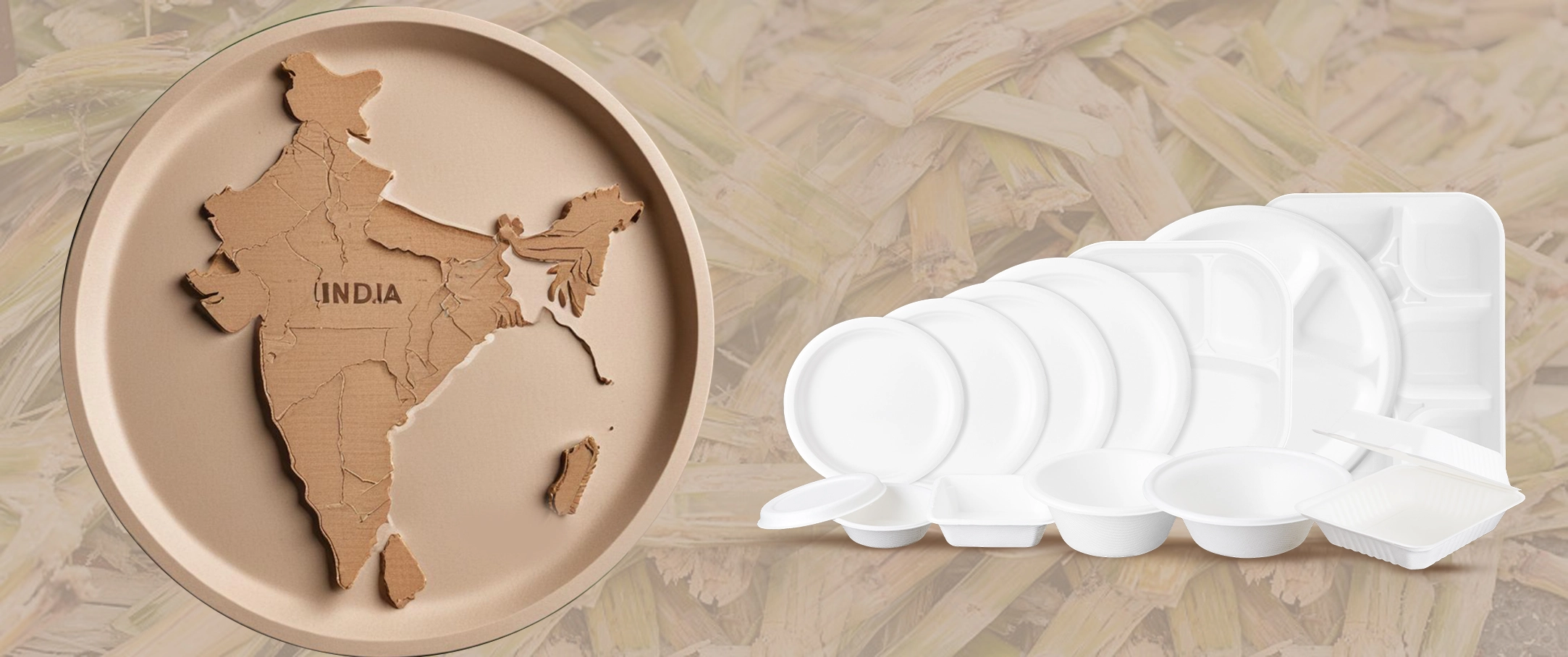 INDIA'S LARGEST MANUFACTURER OF BAGASSE PLATES