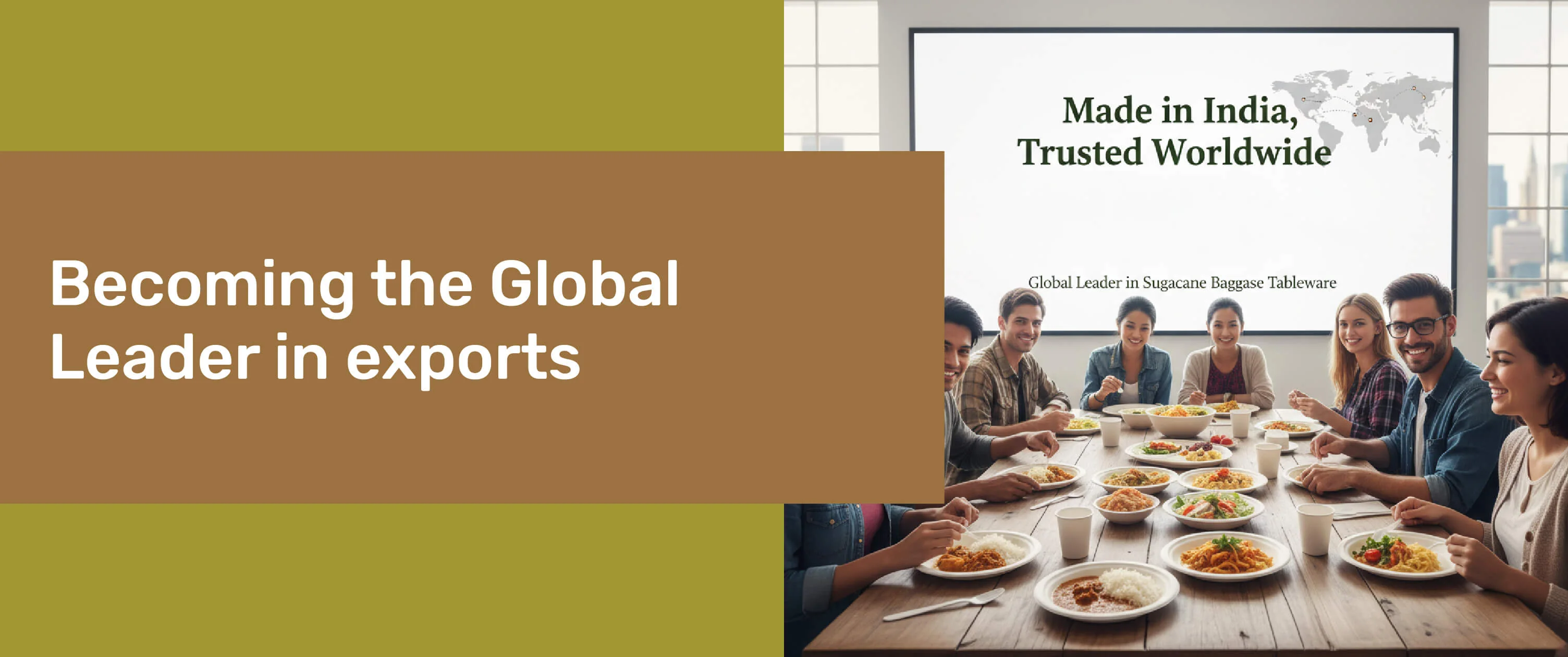 MADE IN INDIA, TRUSTED WORLDWIDE: HOW DINEARTH BECAME A GLOBAL LEADER IN SUGARCANE BAGASSE TABLEWARE MADE IN INDIA, MADE FOR THE WORLD