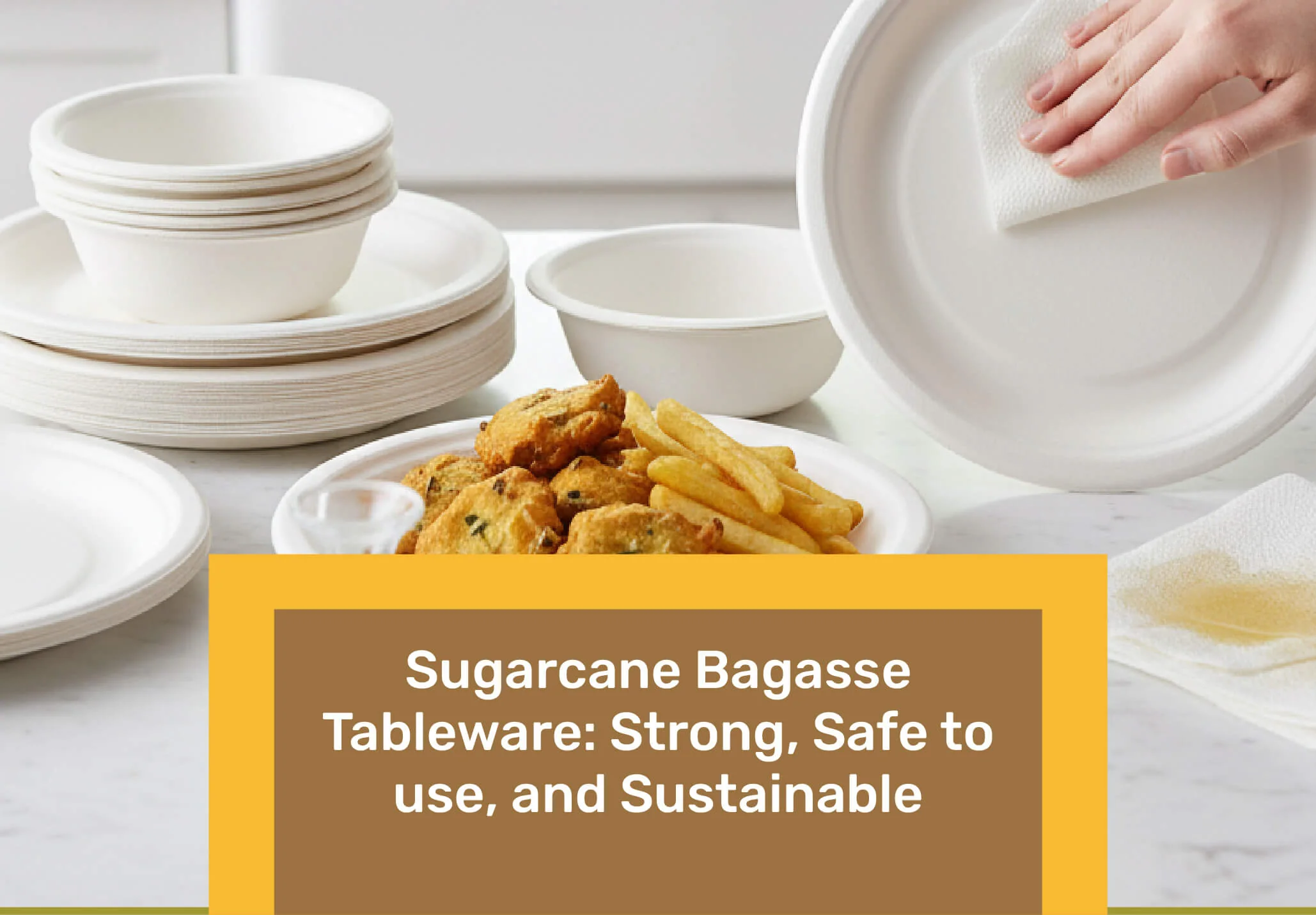The Complete Guide to Sugarcane Bagasse Tableware: Strong, Safe, and Sustainable
